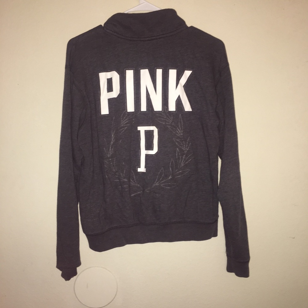 🌟 PINK VICTORIA SECRET QUARTER ZIP SIZE XS🛍